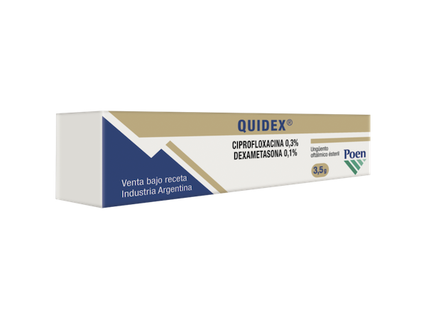 QUIDEX® Ungüento oftálmico estéril